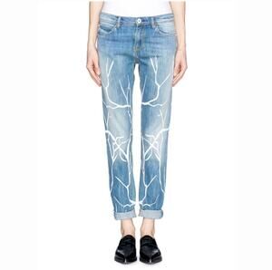 Each x Other Yi Zhou Painted Branch Jeans